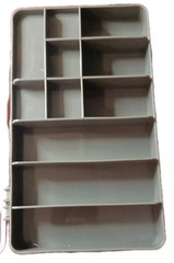 Shakespeare Clear Plastic Tackle Organizer Snap Case Lure Case 8 1/2″ x 5″