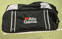 Abu Garcia Black Tackle Bag Carry on Shoulder ZipperPockets Poly Soft Sided Fish