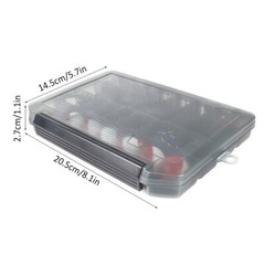 268PCS Fishing Accessories Kit Jig Hooks Bullet Weights Fishing Tackle Set Box
