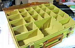 Plano Magnum TWO SIDED Tackle Box, 55 Compartments + Deep Bin, 32 Dividers -VGUC