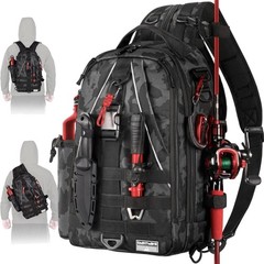 Fishing Backpack Waterproof Tackle Bag Large Capacity for Outdoor Sport