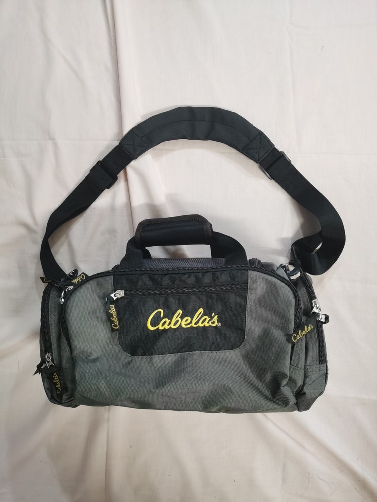 Cabela’s Catch-All Gear Duffle Bag Gray Hiking Carry-On Tackle Fishing Organizer