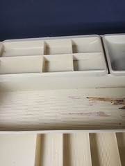 Vintage Old Pal Woodstream Tackle Box PF 3400 3 Trays 2 Removable Trays 16x8x10″