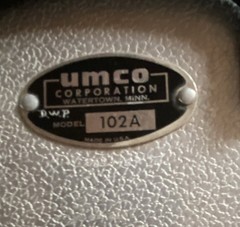 UMCO 102A Metal Tackle Box Silver/Black Hard Case, with Tackle and Lures