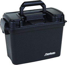 14 Inch Portable Water‑Resistant Dry Box with Tray Outdoor Fishing Tool Case