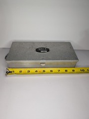 Vintage Umco Model 10 Aluminum Double Sided Tackle Box Made in the USA