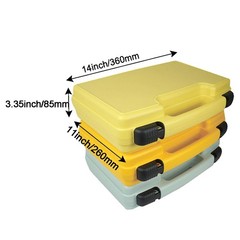 Aventik Streamer Fly Boxes Click Lock Large Streamer Flies Foam Storage Fishi…