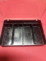Vintage Garcia 6 Compartment Tackle Box 6-L x 4-W x 1-D Terrific Cond. Germany !