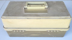 Vintage Plano 1500 Tackle Box with Removable Clear Tray