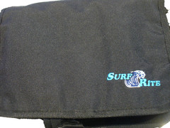 Surf Rite Surf Bag Five-Tube – Tackle Bag w/ Pockets & Shoulder Strap #SC-2500