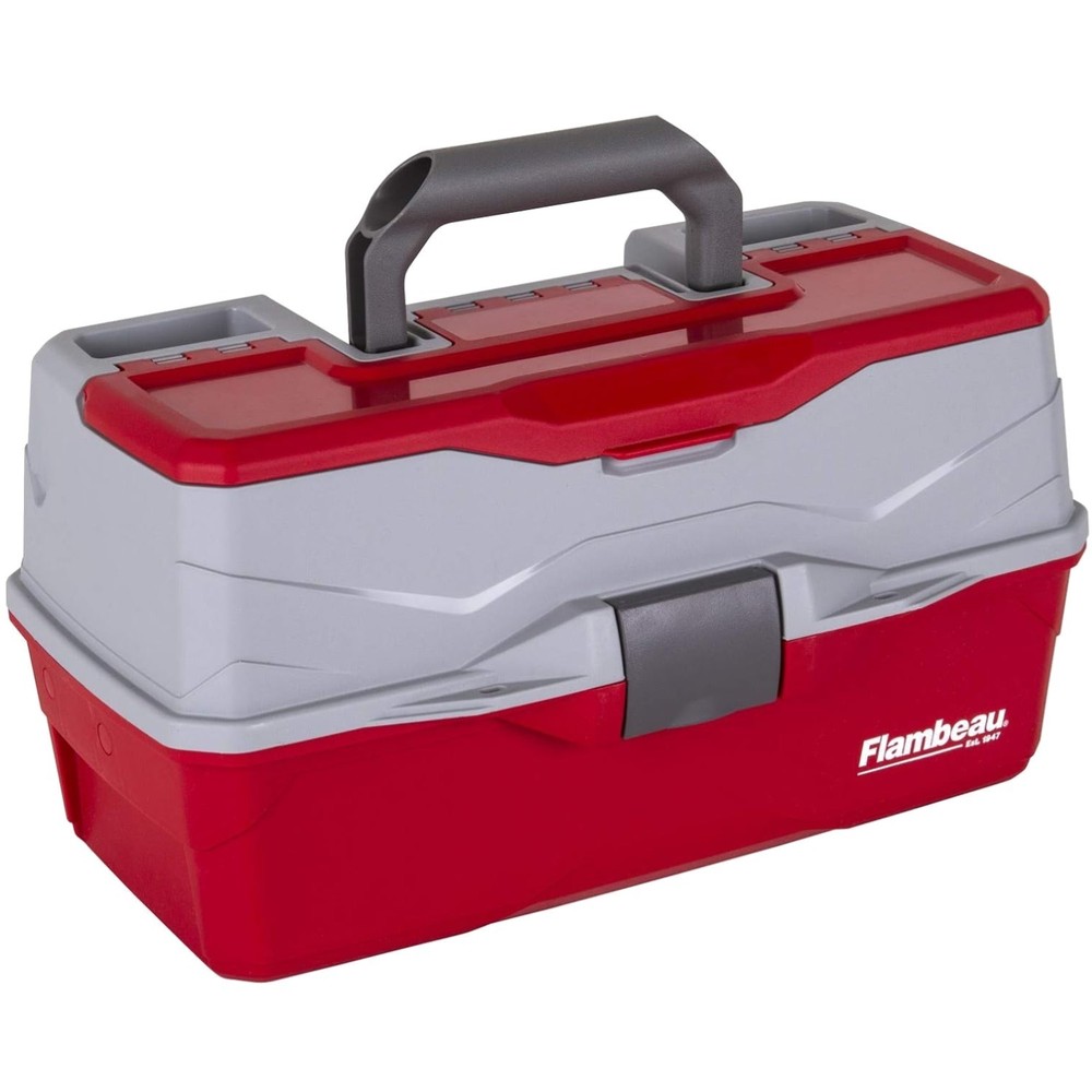 Outdoors 3-Tray Tackle Box – Classic Fishing Organizer