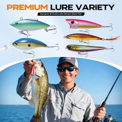 Fishing Backpack with Tackle Boxes and Rod Holders, Fishing Bag with Fishing …