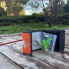 Fishing Tackle Binder Organizer 10 Pockets Leader Tippet Line Wallet Case