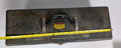 Vintage Walton Grip-Loc Large 21″ Steel Fishing Tackle Box Green Rare Model