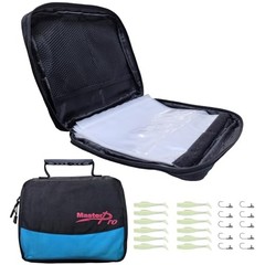 Fishing Soft Lure Storage Bag with 10 Single Detachable T-tail Luminous