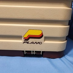 Vintage Plano 758 Large 4 Drawer Tackle Box Tan & Brown Made in USA – NOS