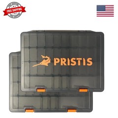 2pcs Tackle Trays, 10.1″L 3600 High Strength Plastic Lure Storage, Container …