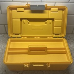 VTG Plano Plastic Tool-Tackle Box W/Removable Tray, Lid Storage 13”x7”x5.5”