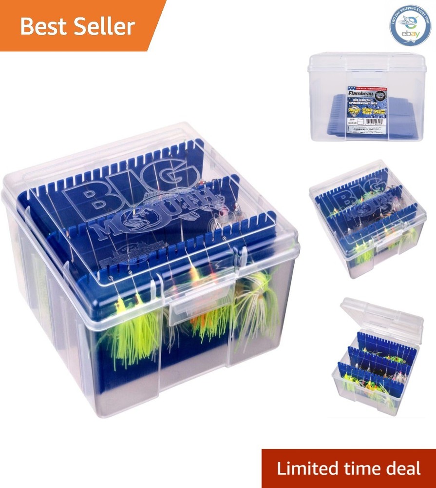 Outdoors Large Capacity Spinnerbait Box with Zerust Anti-Corrosion Technology