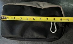 Trophy Angler Soft Sided Tackle Bag – Black Fishing Gear Organizer Mesh pocket