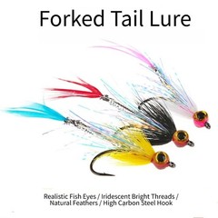 4pcs For Fork Tail Lures 29×10.6mm Plastic Fishing Bait with High Carbon Hook