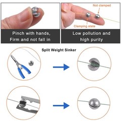 Fishing Tackle Kit, 160pcs Basic Bobbers and Hooks Assortment 2/0, Silver