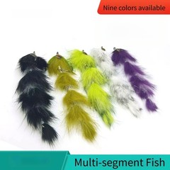27mm Synthetic Bait Lure with Vibrant Colors for Underwater Visibility