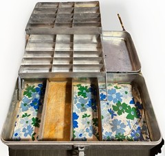 VTG 50s My Spin’n Buddy Aluminum Tackle Box Stratton & Terstegge My Buddy MCM