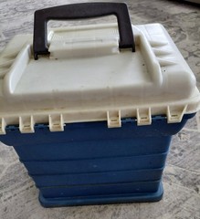 Plano Model 1363 Tacklebox , Holds 4 Small Plastic Tackle Trays, Missing 2