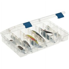 (2 pack ProLatch Adjustable 1-Level Fishing Tackle Box W/ 6 Trays 21