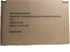Snap-on New Limited Edition Fishing Tackle Bag w/ 4 Removable Bins – SSX22P118