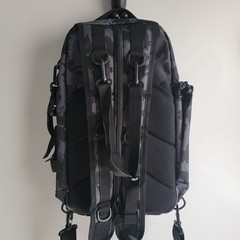 Ghosthorn Fishing Tackle Sling Backpack with Rod Holder, Camouflage