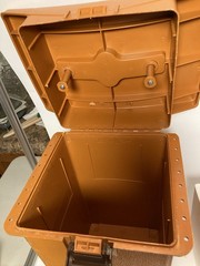 Fenwick 9050 Wood stream Tackle Box Includes Trays Styrofoam Worm Box