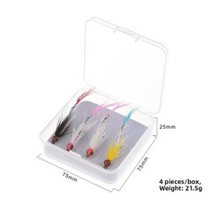 4pcs For Fork Tail Lures 29×10.6mm Plastic Fishing Bait with High Carbon Hook