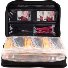 Soft Bait Binder Tackle Organizer Holds 42 Bags Waterproof Design Easy Carry New