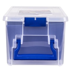 Fishing Tackle Box Soft Bait Organizer Anti Corrosion VCI Technology 3 Dividers