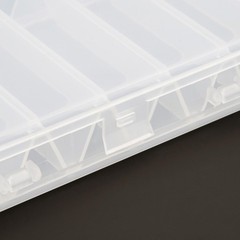 Double Side 14 Compartments Fishing Lure Box, Multi-function Fishing Tackle Box