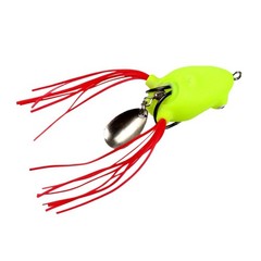 Double Hook Silicone Frog Lures 5 Pieces 3cm4g Soft Bait for Freshwater Fish