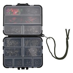 Fishing Tools Kit 140pcs with Swivels Beads Pins Center Pass for Fishing Setup