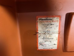 Flambeau Adventurer Vintage Tackle Box. Orange Trays