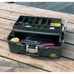 Plano 6201 One-Tray Tackle Box Cantilever Bait Storage Fishing Organizer