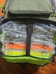 Sea Knight Fishing Back Pack Plastic Cases Lots Of Storage, LOOK @ PICTURES