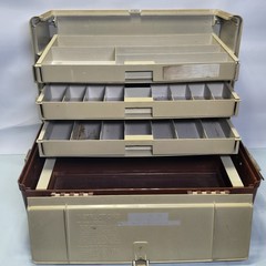 Vtg Plano 757 Tackle Box Organizer USA Multi Drawer Large Fishing Storage Case