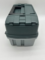 PLANO 2 tray Tacklebox # 6202-78 Hunter Green/Gray Made In Usa