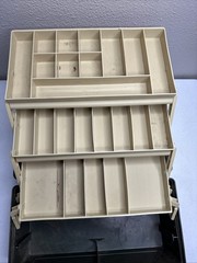 Plano Green Tackle Box Model 6303 3 Tier Fold Out Tray 40th Anniversary