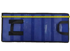 Large 6 Pocket Tackle Bag Fishing 10″ Lure Skirt Pouch Handle Black Bart Boone