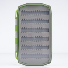 Umpqua Essential Silicone Mini Fly Box – Hot Green – Free Shipping