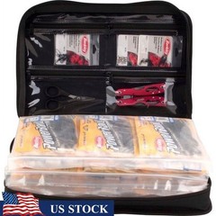 Soft Bait Binder 1490 Tackle Organizer Holds 42 Bags Fishing Storage Tool New