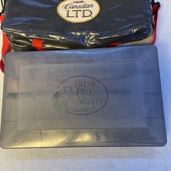 Vintage 90s Bass Pro Shops Canadian LTD Whisky Tackle Bag Cooler New Old Stock