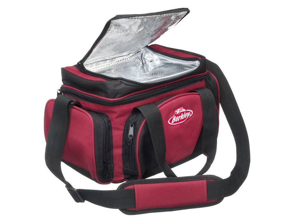 Berkley System Bag L Red-Black + 4 Boxes / Fishing bag